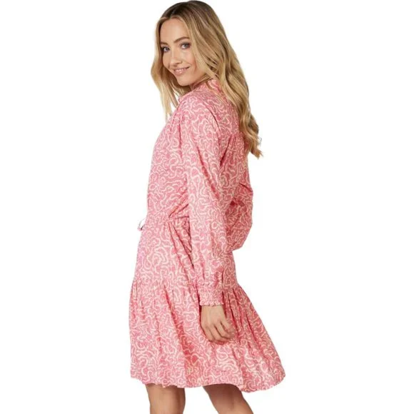 NWT ESQUALO Lace Vibrant Vacay Print Dress - Picture 6 of 11